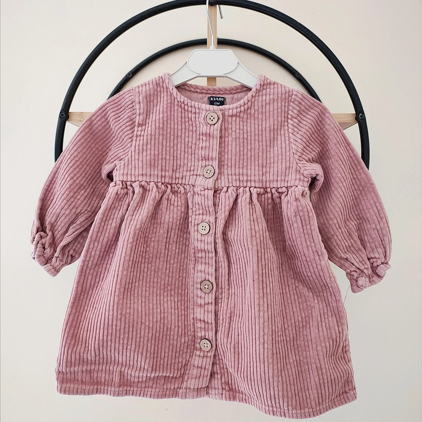 12 mois robe côtelée hivers kiabi